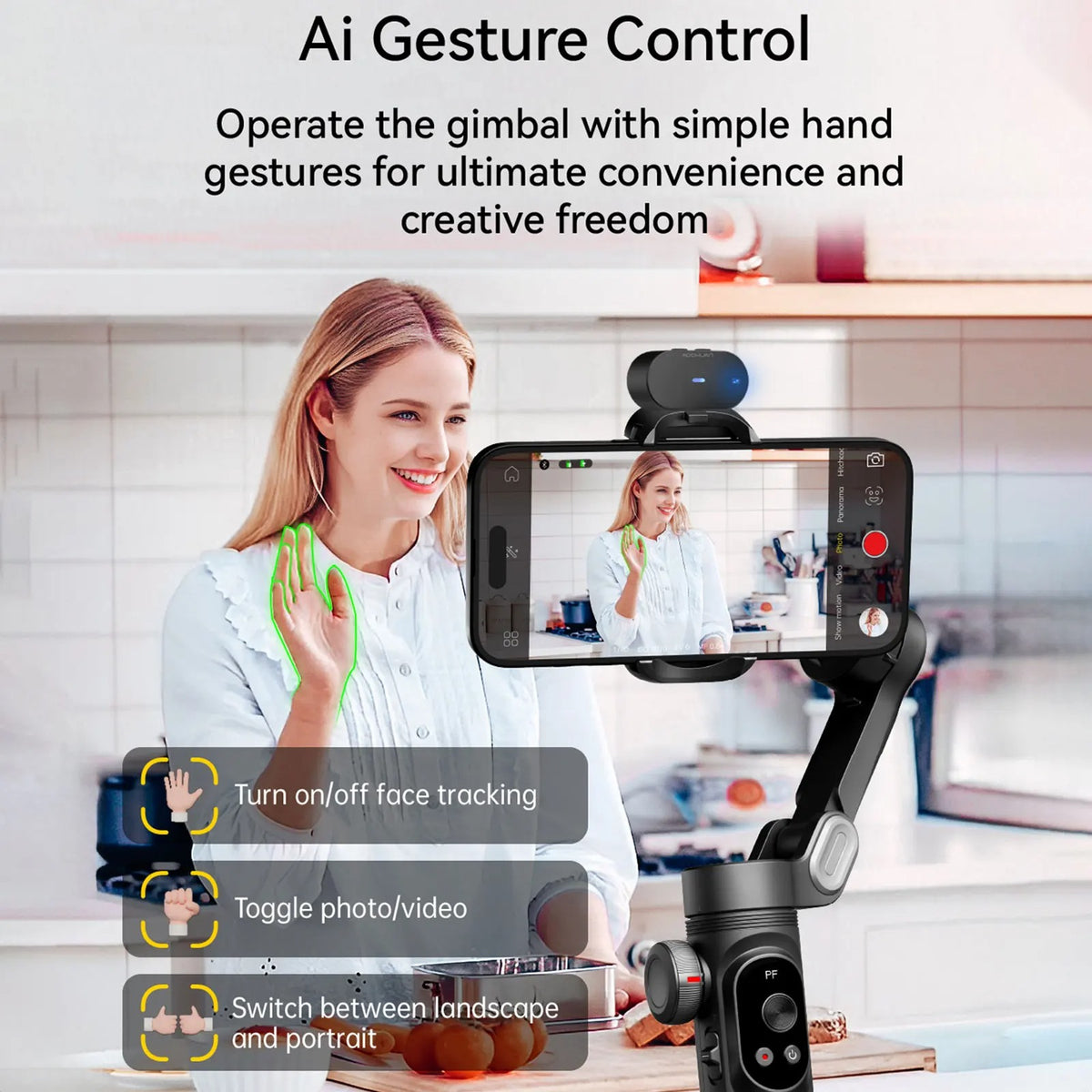 Professional Portable Auto Face Tracking Tripod