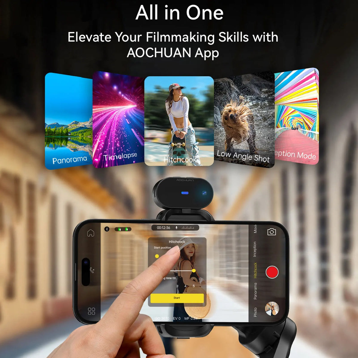 Professional Portable Auto Face Tracking Tripod