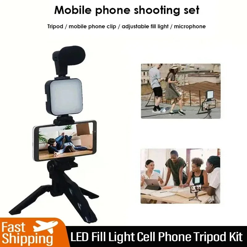 Smartphone and Camera Vlogging Studio Kits
