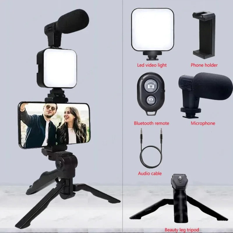 Smartphone and Camera Vlogging Studio Kits
