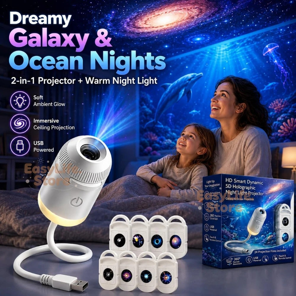 USB Starry Sky Projector Night Light 360