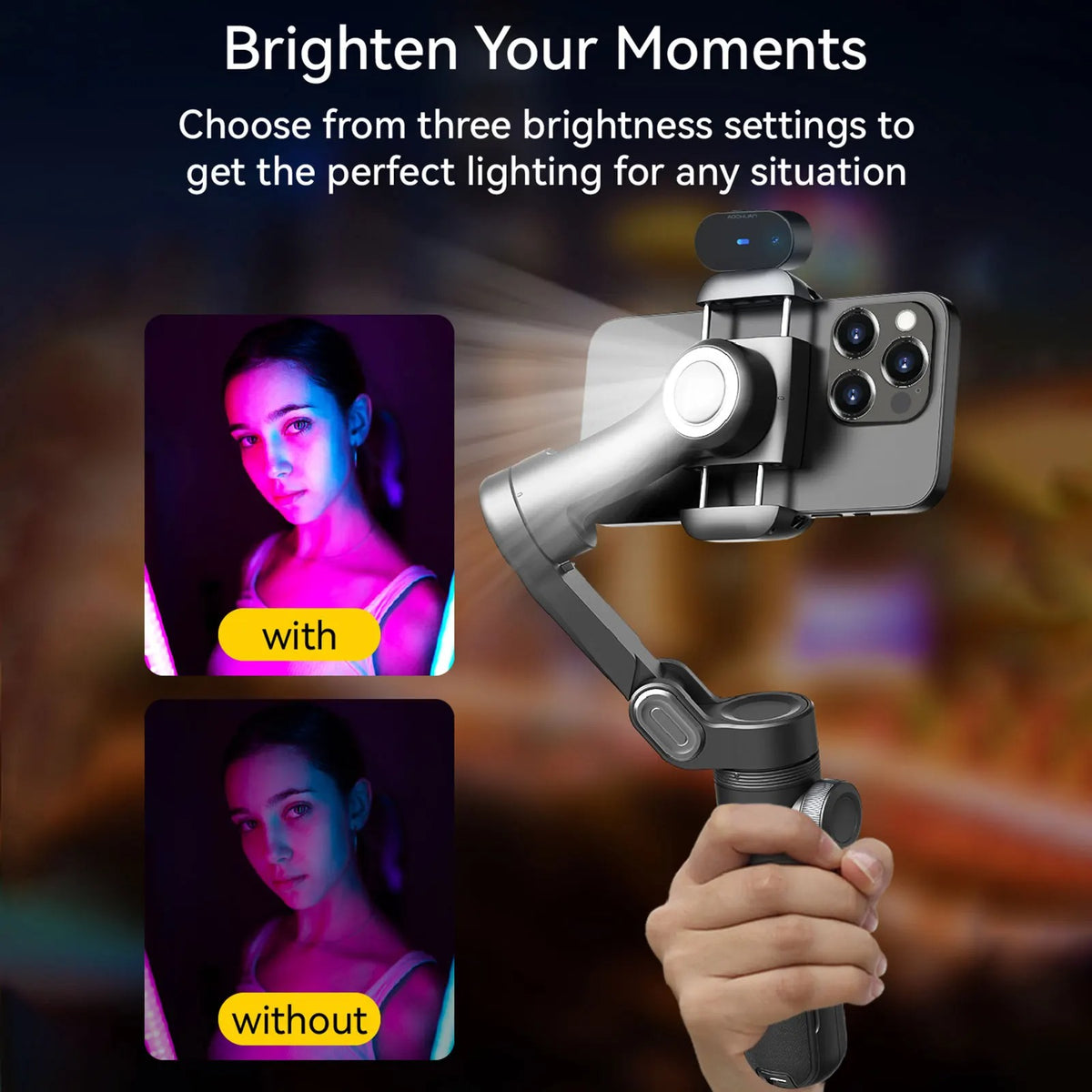 Professional Portable Auto Face Tracking Tripod